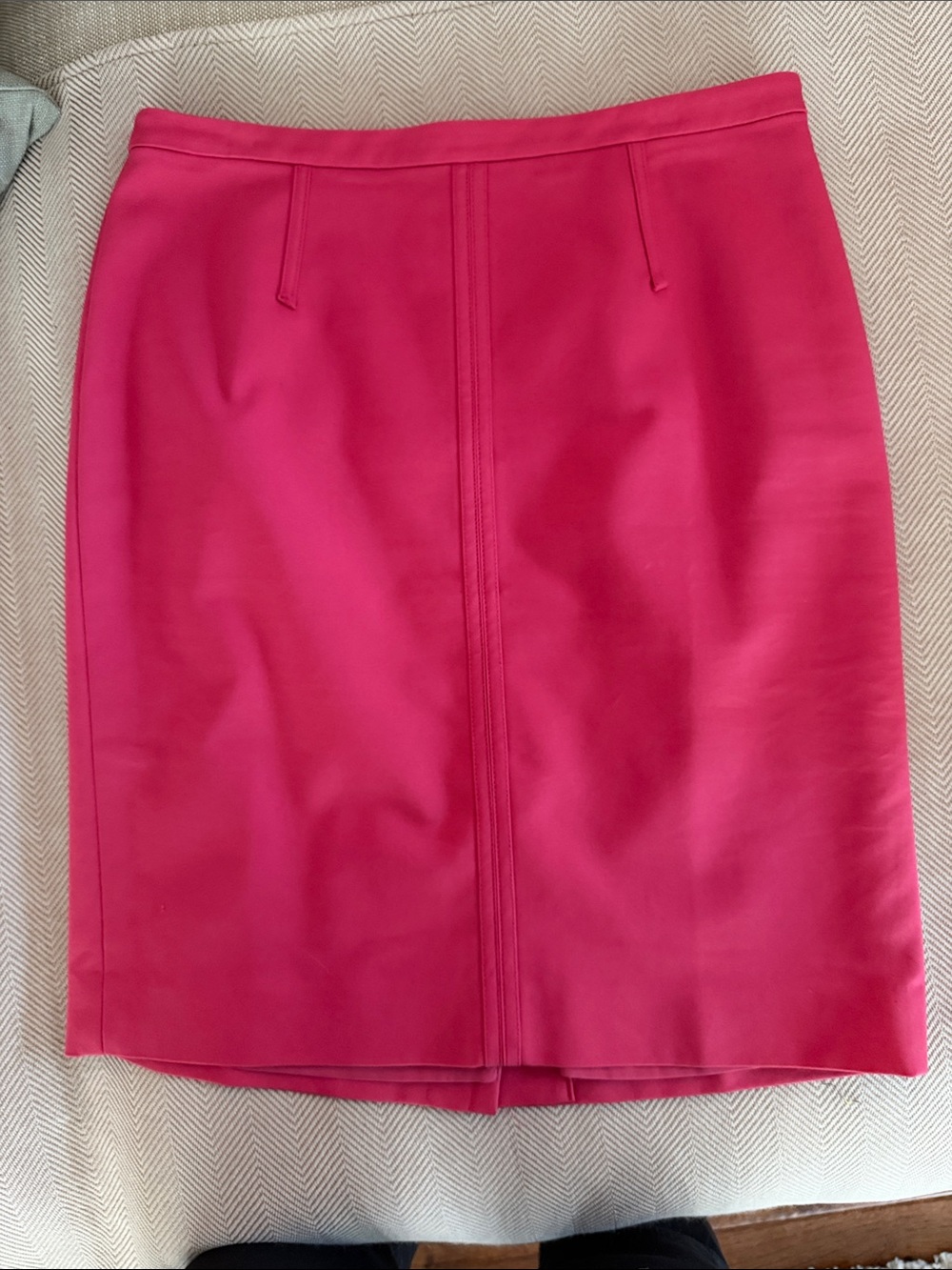 Ann Taylor Hot Pink Pencil Skirt
